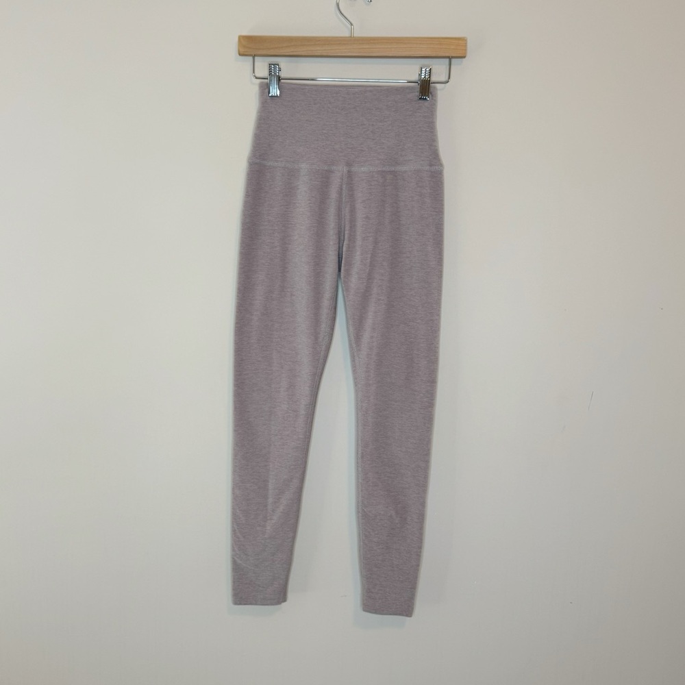 Beyond Yoga Spacedye Caught In The Midi High Waisted Legging Tan Taupe Size S